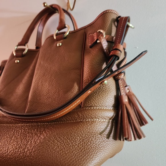 Dooney & Bourke Florentine Buckley Brown Leather Handbag - Picture 7 of 12